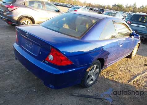 2004 Honda Civic Ex from USA, damaged, VIN 1HGEM21934L073212